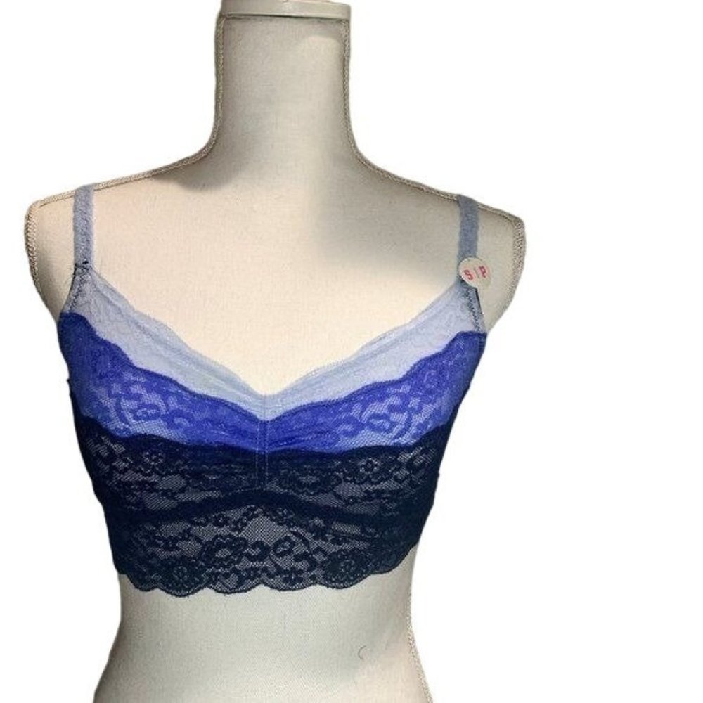 Victoria Secret PInk Blue/Black Ombre Small Lace Bandeau